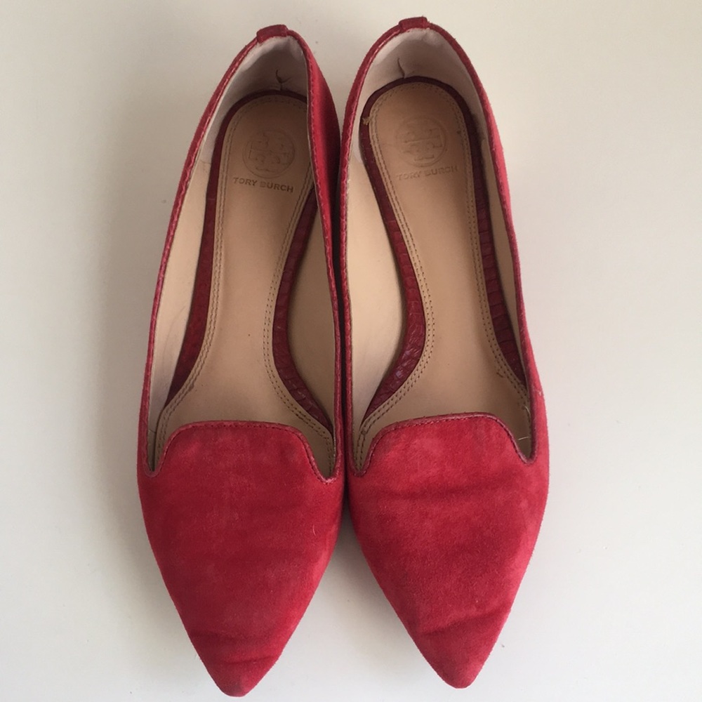 Tory Burch Red Slip-ons